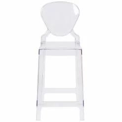 Flash Furniture Ghost Counter Stool In Transparent Crystal With Tear Back (OWTEARBACK24) -Office Chairs Sale sp155519482 s7