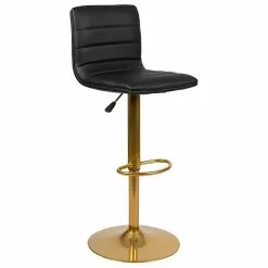 Flash Furniture Modern Vinyl Adjustable Bar Stool, Black, 2-Pieces (2CH920231BKG) -Office Chairs Sale sp155704902 s7