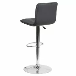 Flash Furniture Modern Vinyl Adjustable Bar Stool, Gray, 2-Pieces (2CH920231GY) -Office Chairs Sale sp155704911 s7