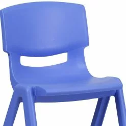 Flash Furniture Plastic Student Stacking Chair, Blue, 2-Pieces (2YUYCX004BLUE) -Office Chairs Sale sp155707076 s7