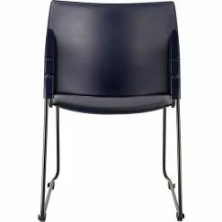 National Public Seating NPS 8700 Series Cafetorium Stack Chair, Black Vinyl Seat/Black Backrest (8710-11-10) -Office Chairs Sale sp160038393 s7