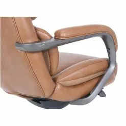 La-Z-Boy Aberdeen Ergonomic Bonded Leather Swivel Computer And Desk Chair, Camel (51545-CAM) -Office Chairs Sale sp166635749 s7