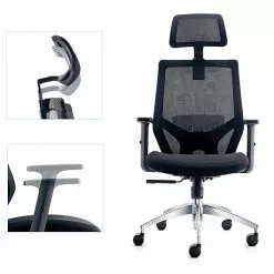 Urban Factory ERGO Ergonomic Adjustable Office Chair, Black (ESC01UF) -Office Chairs Sale sp179263850 s7