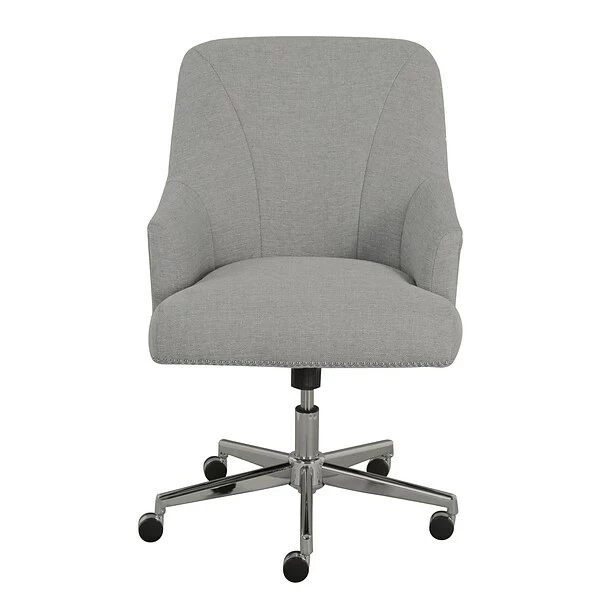 Serta Leighton Fabric Home Office Chair, Light Gray (48371) 1 Serta Leighton Fabric Home Office Chair, Light Gray (48371)