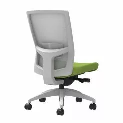 Union & Scale Workplace2.0™ Fabric Task Chair, Pear, Adjustable Lumbar, Armless, Advanced Synchro-Tilt Seat Control (53565)