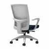 Union & Scale Workplace2.0™ Fabric Task Chair, Navy, Integrated Lumbar, Fixed Arms, Synchro-Tilt W/ Seat Slide Control (53532)