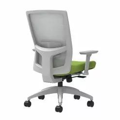 Union & Scale Workplace2.0™ Fabric Task Chair, Pear, Adjustable Lumbar, 2D Arms, Synchro-Tilt With Seat Slide (53479)