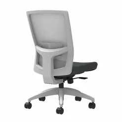 Union & Scale Workplace2.0™ Fabric Task Chair, Iron Ore, Adjustable Lumbar, Armless, Synchro-Tilt W/ Seat Slide Control (53505)