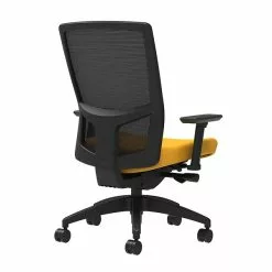 Union & Scale Workplace2.0™ Fabric Task Chair, Goldenrod, Integrated Lumbar, 2D Arms, Advanced Synchro-Tilt (53644)