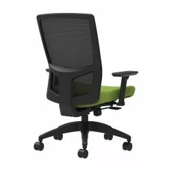 Union & Scale Workplace2.0™ Fabric Task Chair, Pear, Integrated Lumbar, 2D Arms, Synchro-Tilt With Seat Slide (53610)
