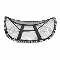 Mind Reader Mesh Lumbar Support Adjustable Breathable Cushion, Fits All Types Of Chairs, Car Seats, Black (BACKMESH-BLK) -Office Chairs Sale sp27408304 s7