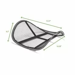 Mind Reader Mesh Lumbar Support Adjustable Breathable Cushion, Fits All Types Of Chairs, Car Seats, Black (BACKMESH-BLK) -Office Chairs Sale sp27408307 s7