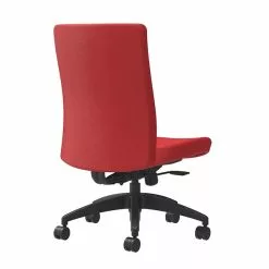 Union & Scale Workplace2.0™ Task Chair Upholstered, Armless, Cherry Fabric, Synchro Tilt (54161)