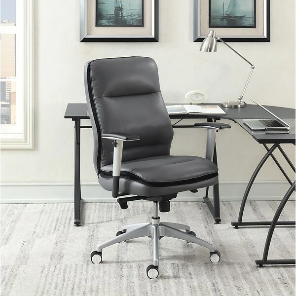 Beautyrest Platinum Abott Mid-Back Task Chair, Gray (49608G) 1 Beautyrest Platinum Abott Mid-Back Task Chair, Gray (49608G)
