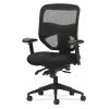 HON® HON Prominent Mesh High-Back Task Chair, Asynchronous Control, Seat Glide, 2-Way Arms, Black Mesh (BSXVL532MM10)