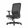 HON® HON Exposure Mesh High-Back Task Chair, Synchro-Tilt, Lumbar, Seat Glide, 2-Way Arms, Black Fabric (BSXVL721LH10)