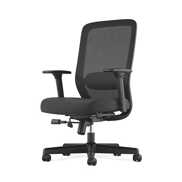 HON® HON Exposure Mesh High-Back Task Chair, Synchro-Tilt, Lumbar, Seat Glide, 2-Way Arms, Black Fabric (BSXVL721LH10) 1 HON® HON Exposure Mesh High-Back Task Chair, Synchro-Tilt, Lumbar, Seat Glide, 2-Way Arms, Black Fabric (BSXVL721LH10)