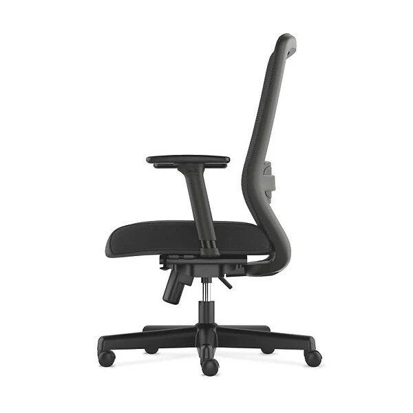 HON® HON Exposure Mesh High-Back Task Chair, Synchro-Tilt, Lumbar, Seat Glide, 2-Way Arms, Black Fabric (BSXVL721LH10) 4 HON® HON Exposure Mesh High-Back Task Chair, Synchro-Tilt, Lumbar, Seat Glide, 2-Way Arms, Black Fabric (BSXVL721LH10) - Image 4