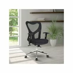 Techni Mobili Mesh Back Fabric Task Chair, Black (RTA-0098M-BK) -Office Chairs Sale sp40797665 s7