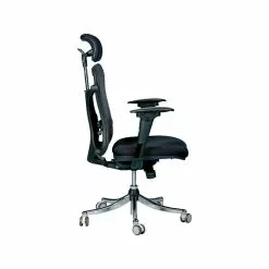MooreCo Ergo Mesh Back Fabric Executive Chair, Black (34434) -Office Chairs Sale sp40888480 s7