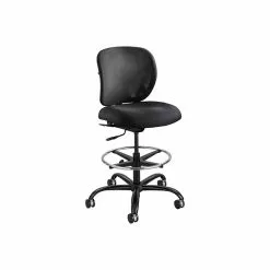Safco Vue Nylon Mesh Back Computer And Desk Stool Black (3394BL)