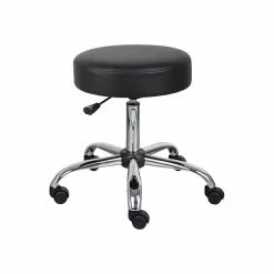 Boss Office Products Boss Be Well Medical Spa Professional 26.5" Stool, Black (B240-BK)