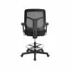 Raynor EuroTech Apollo Mesh Fabric Back Fabric Drafting Chair, Black (DFT9800)