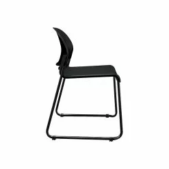 HON® HON GuestStacker Plastic Banquet/Reception Chairs, Onyx, 4/Pack (HON4031ONT)