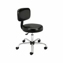 HON® HON 22" Medical Stool, Black (HMTS11.EA11)