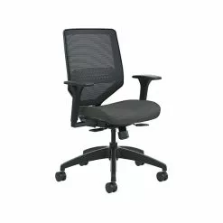 HON® HON Solve Mesh Back Fabric Computer And Desk Chair, Ink (HONSVM1ALC10TK)