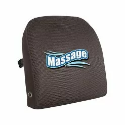 Relaxzen Memory Foam Massage Cushion, Black (60-2804MH05)