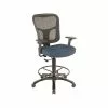 Tempur-Pedic Mesh Back Fabric Drafting Stool, Navy (TP8200-NAVY)