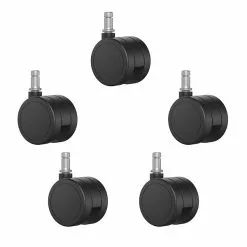 Union & Scale Workplace2.0™ 500 Series Soft Casters, 5-Pack (55542)