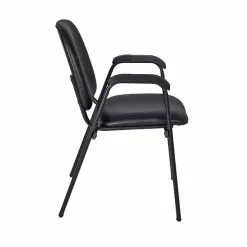 Regency Ace Vinyl Stack Chair, Black (2125LBK)