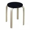 Niche Mia Bentwood Stool, Natural/Black (2010NTBK)