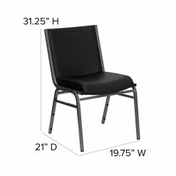 Flash Furniture HERCULES Vinyl Office Chair, Black (XU-60153-BK-VYL-GG) -Office Chairs Sale sp80658398 s7