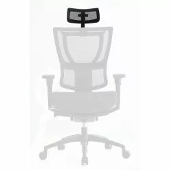 Eurotech IOO Ergonomic Mesh Headrest, Black (Headrest Only)