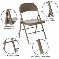 Flash Furniture HERCULES Series Metal Folding Chair, 4/Pk (4BDF002BGE) -Office Chairs Sale sp86237338 s7