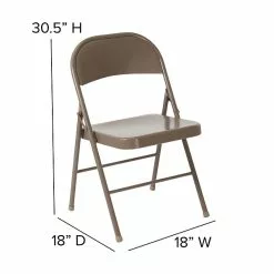 Flash Furniture HERCULES Series Metal Folding Chair, 4/Pk (4BDF002BGE) -Office Chairs Sale sp86237439 s7