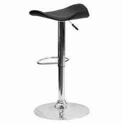 Flash Furniture Contemporary Vinyl Adjustable Height Barstool, Black (CHTC31002BK) -Office Chairs Sale sp89548255 s7